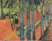 Vincent Van Gogh fallende Blatter Spain oil painting artist